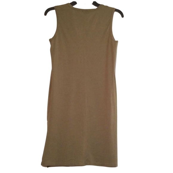 J Crew Green Sleeveless Pocket T Shirt Dress XXS - Picture 2 of 6